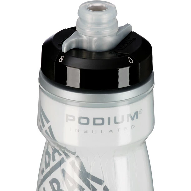 CamelBak Podium Chill Flasche 620ml Grau/transparent 4 CamelBak Podium Chill Flasche 620ml Grau/transparent – Bild 2