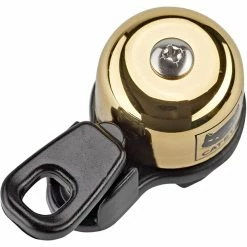 CatEye OH-2400 Micro Brass Fahrradklingel Gold/schwarz -City Herrenräder Verkaufsladen cateye oh 2400 micro brass klingel gold 2