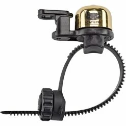 CatEye OH-2400 Micro Brass Fahrradklingel Gold/schwarz -City Herrenräder Verkaufsladen cateye oh 2400 micro brass klingel gold 3