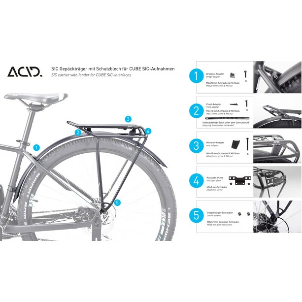 Cube-acid Cube ACID RILink SIC Gepäckträger 27.5" Schwarz 8 Cube-acid Cube ACID RILink SIC Gepäckträger 27.5" Schwarz – Bild 6
