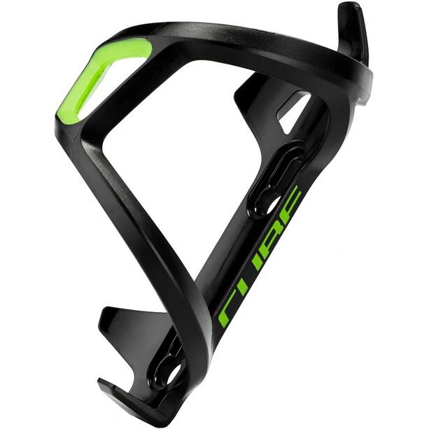 Cube HPP Left-Hand Sidecage Flaschenhalter Schwarz/grün 3 Cube HPP Left-Hand Sidecage Flaschenhalter Schwarz/grün