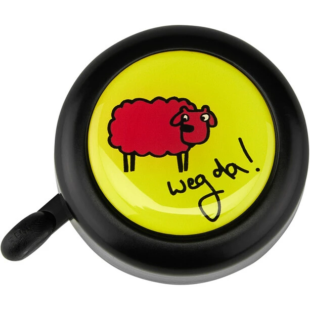 Cube RFR Buddys Fahrradklingel Schwarz/gelb 4 Cube RFR Buddys Fahrradklingel Schwarz/gelb – Bild 2