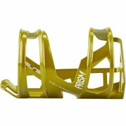 Elite Prism Flaschenhalter Rechts Carbon Gold -City Herrenräder Verkaufsladen elite prism bottle holder right carbon gold metal white graphic 3