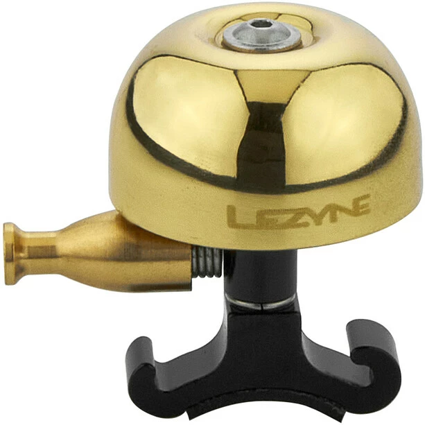 Lezyne Classic Klingel M Gold/schwarz 3 Lezyne Classic Klingel M Gold/schwarz