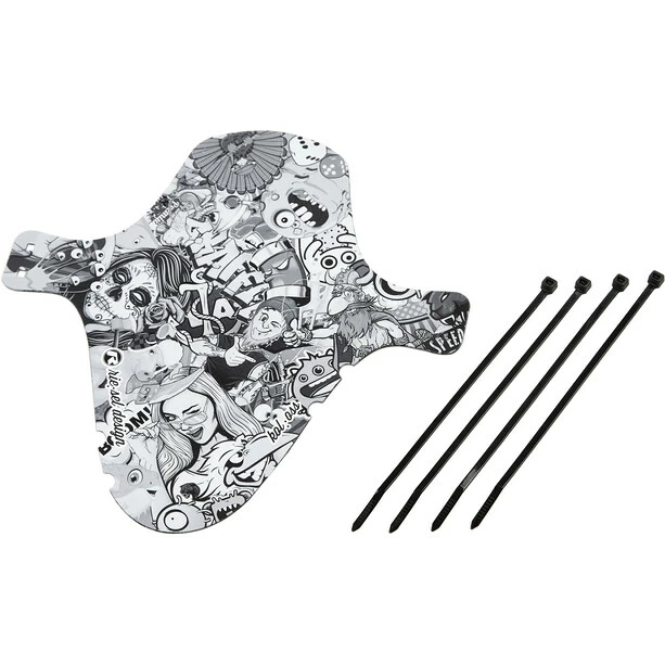 Riesel-design Riesel Design Kol:oss Vorderes Schutzblech 26-29" Schwarz/grau 4 Riesel-design Riesel Design Kol:oss Vorderes Schutzblech 26-29" Schwarz/grau – Bild 2