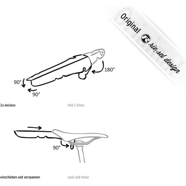 Riesel-design Riesel Design Rit:ze Hinteres Schutzblech Orange/schwarz 5 Riesel-design Riesel Design Rit:ze Hinteres Schutzblech Orange/schwarz – Bild 3