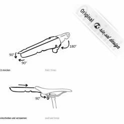 Riesel-design Riesel Design Rit:ze Hinteres Schutzblech Blau/schwarz -City Herrenräder Verkaufsladen riesel design ritze rear mudguard blue 3