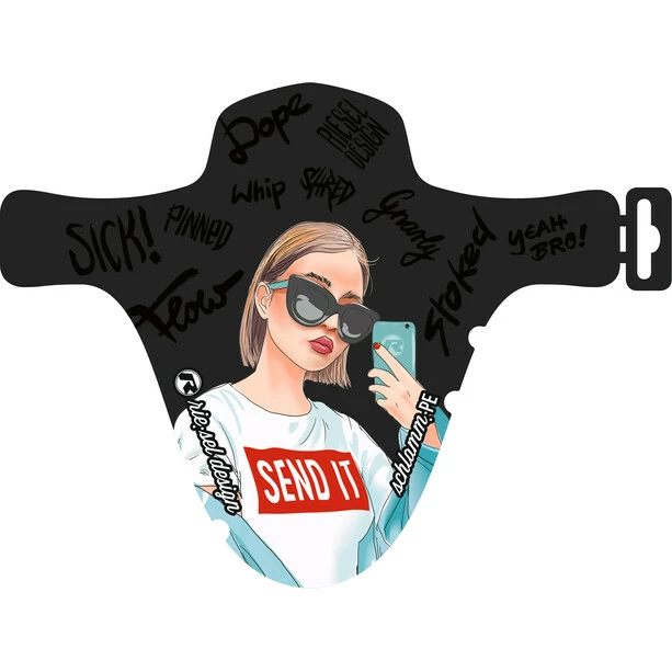 Riesel-design Riesel Design Schlamm:PE Vorderes Schutzblech 26-29" Schwarz/bunt 3 Riesel-design Riesel Design Schlamm:PE Vorderes Schutzblech 26-29" Schwarz/bunt