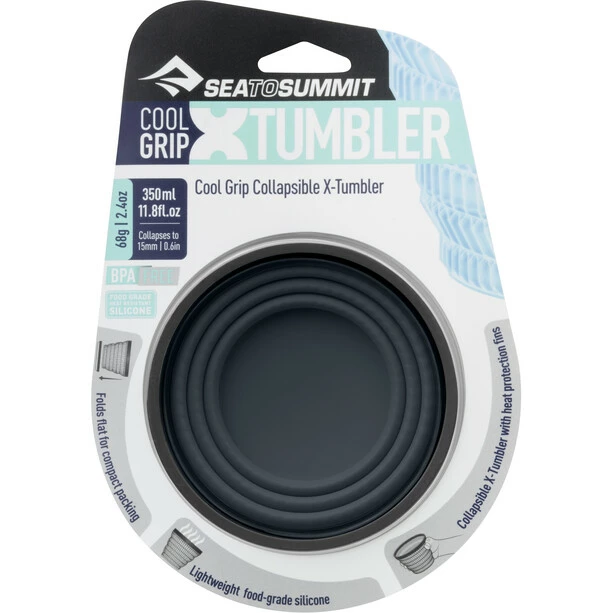 Sea To Summit X-Tumbler Cool Grip Becher 350ml Grau 5 Sea To Summit X-Tumbler Cool Grip Becher 350ml Grau – Bild 3